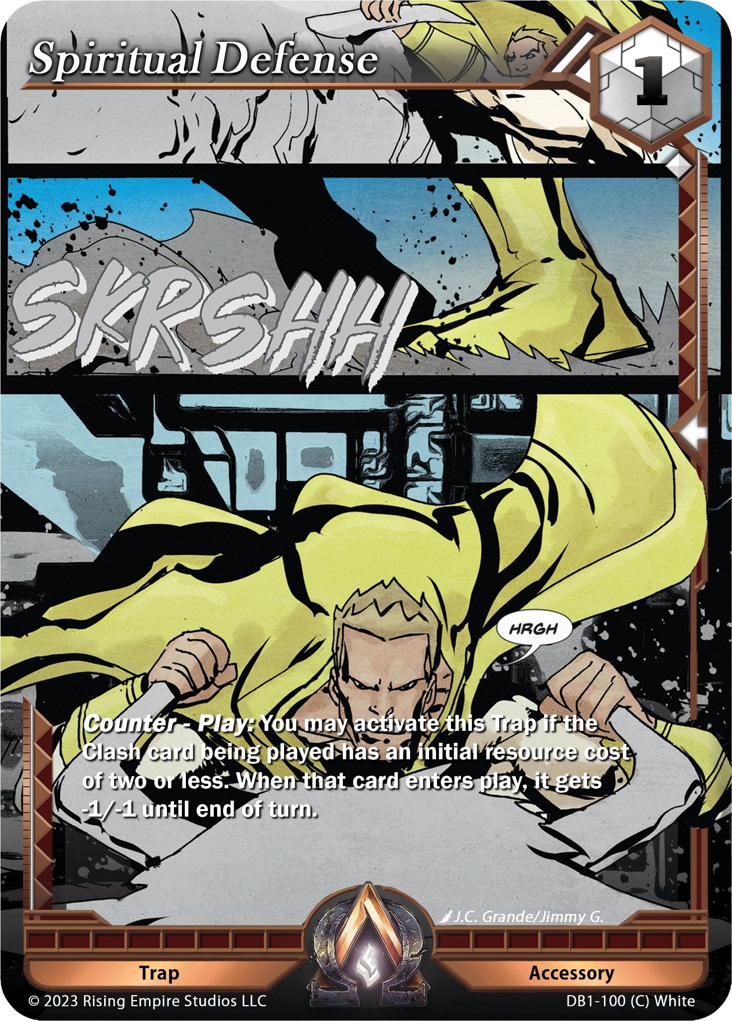 Image for Spiritual Defense (Year of the Dragon) (DB1-100) - Alpha Clash