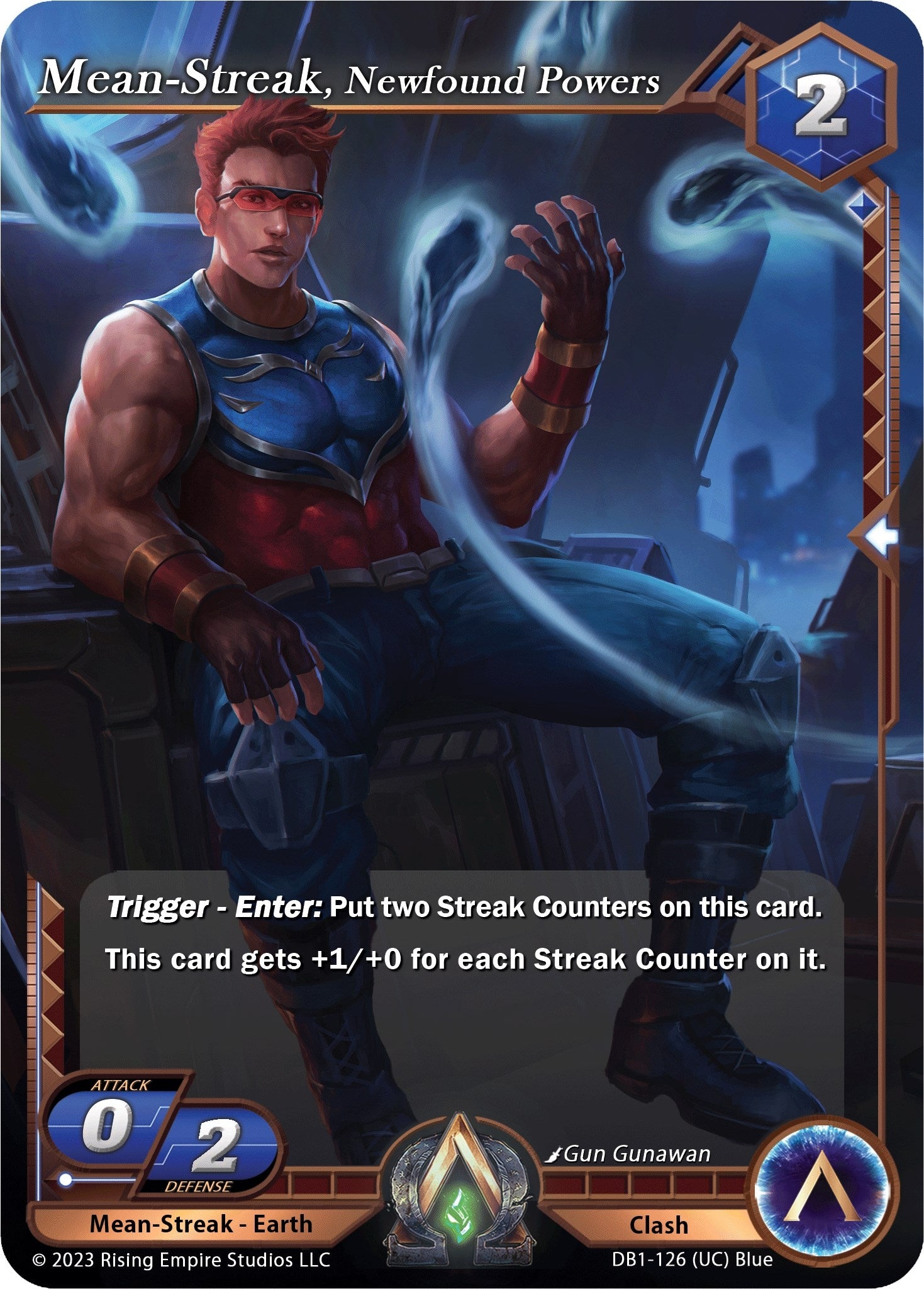 Image for Mean-Streak, Newfound Powers (Year of the Dragon) (DB1-126) - Alpha Clash