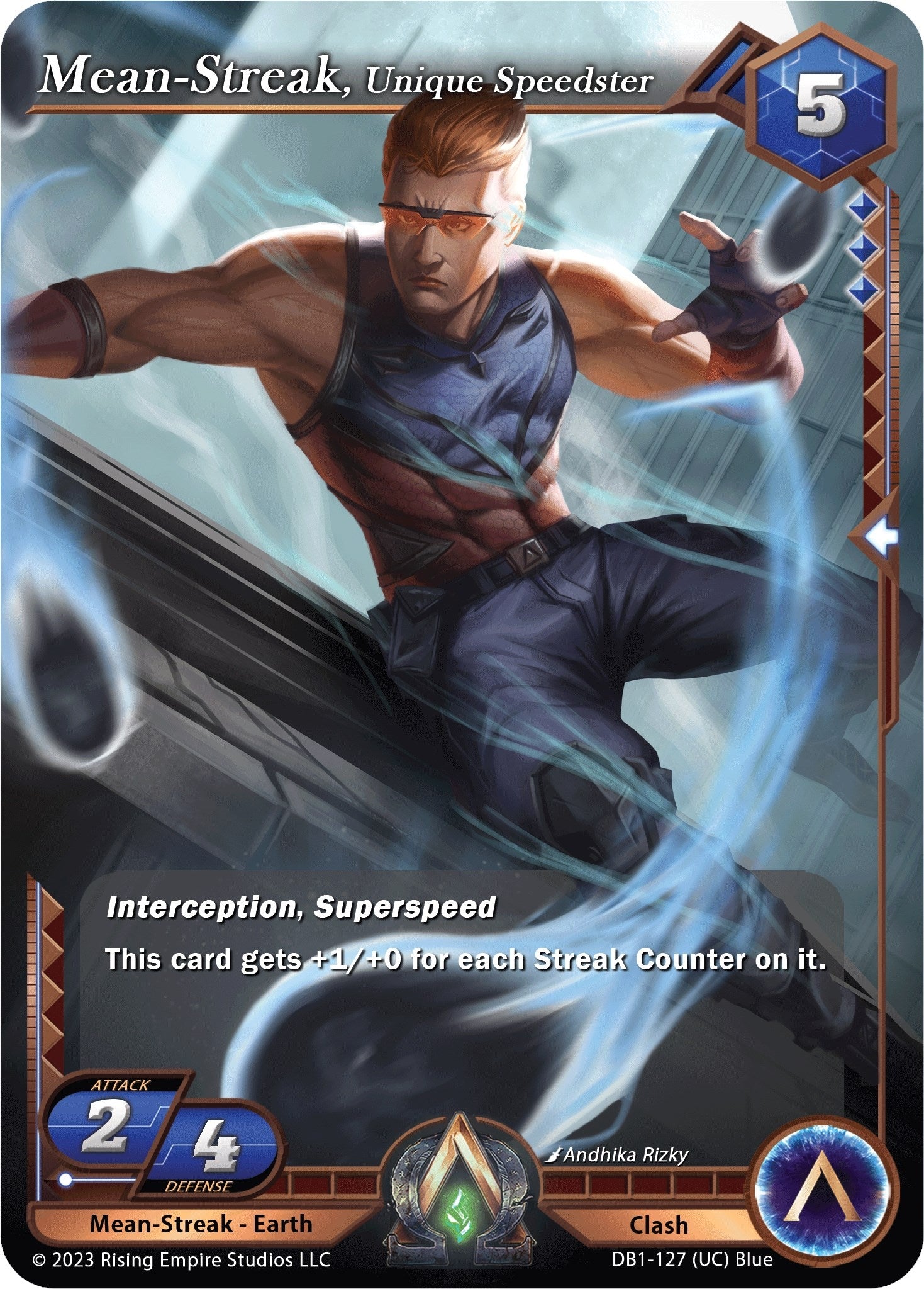Image for Mean-Streak, Unique Speedster (Year of the Dragon) (DB1-127) - Alpha Clash