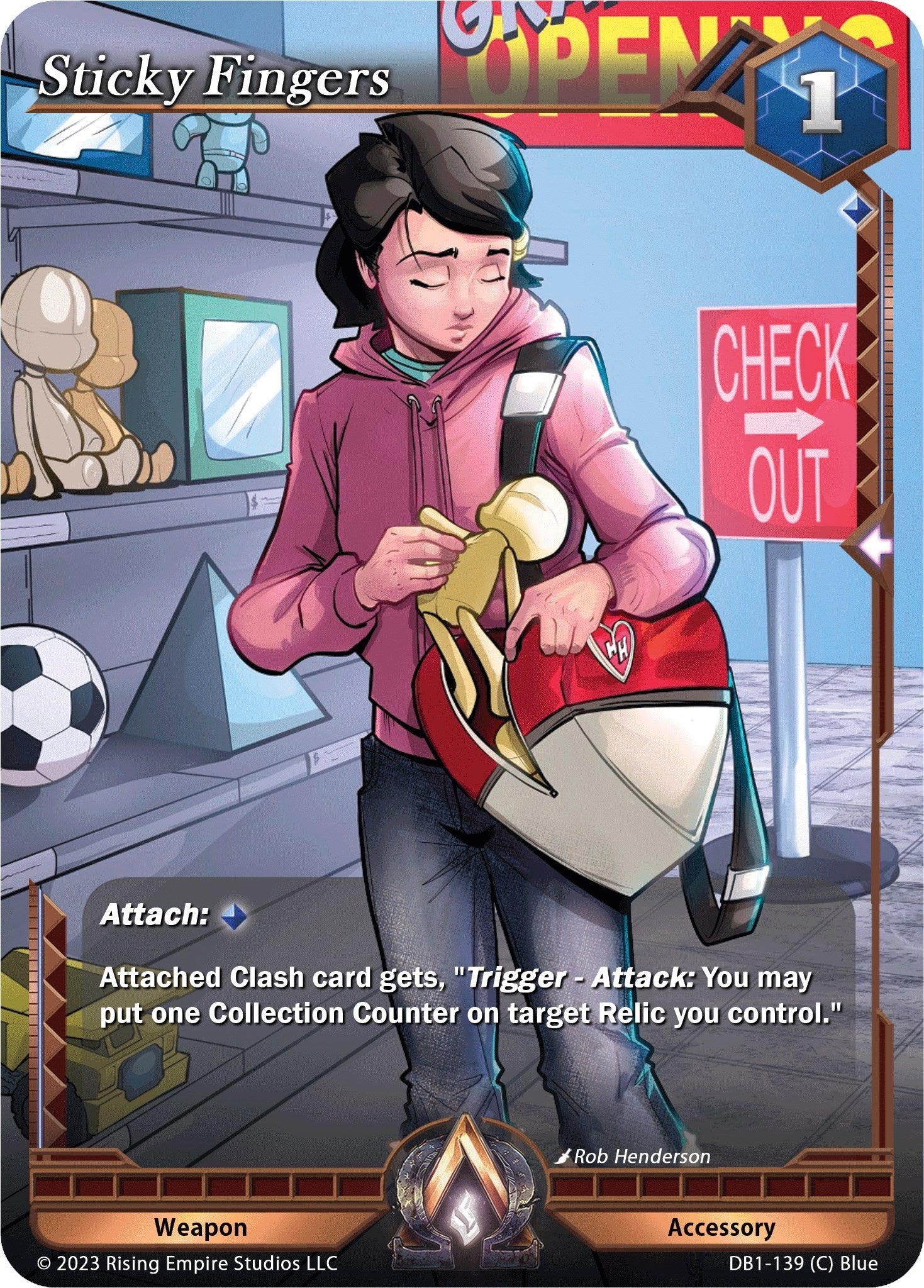 Image for Sticky Fingers (Year of the Dragon) (DB1-139) - Alpha Clash