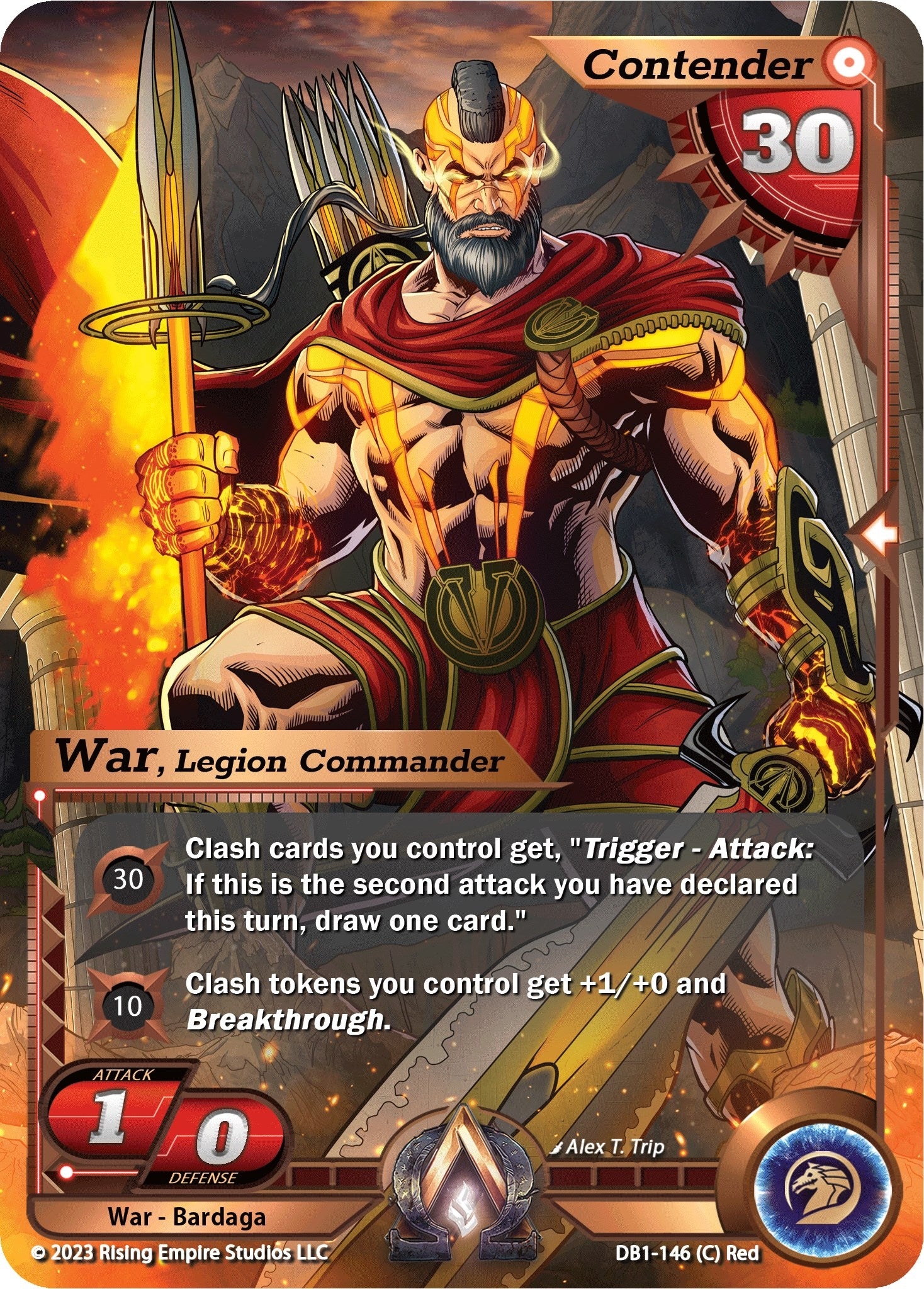 Image for War, Legion Commander (Year of the Dragon) (DB1-146) - Alpha Clash