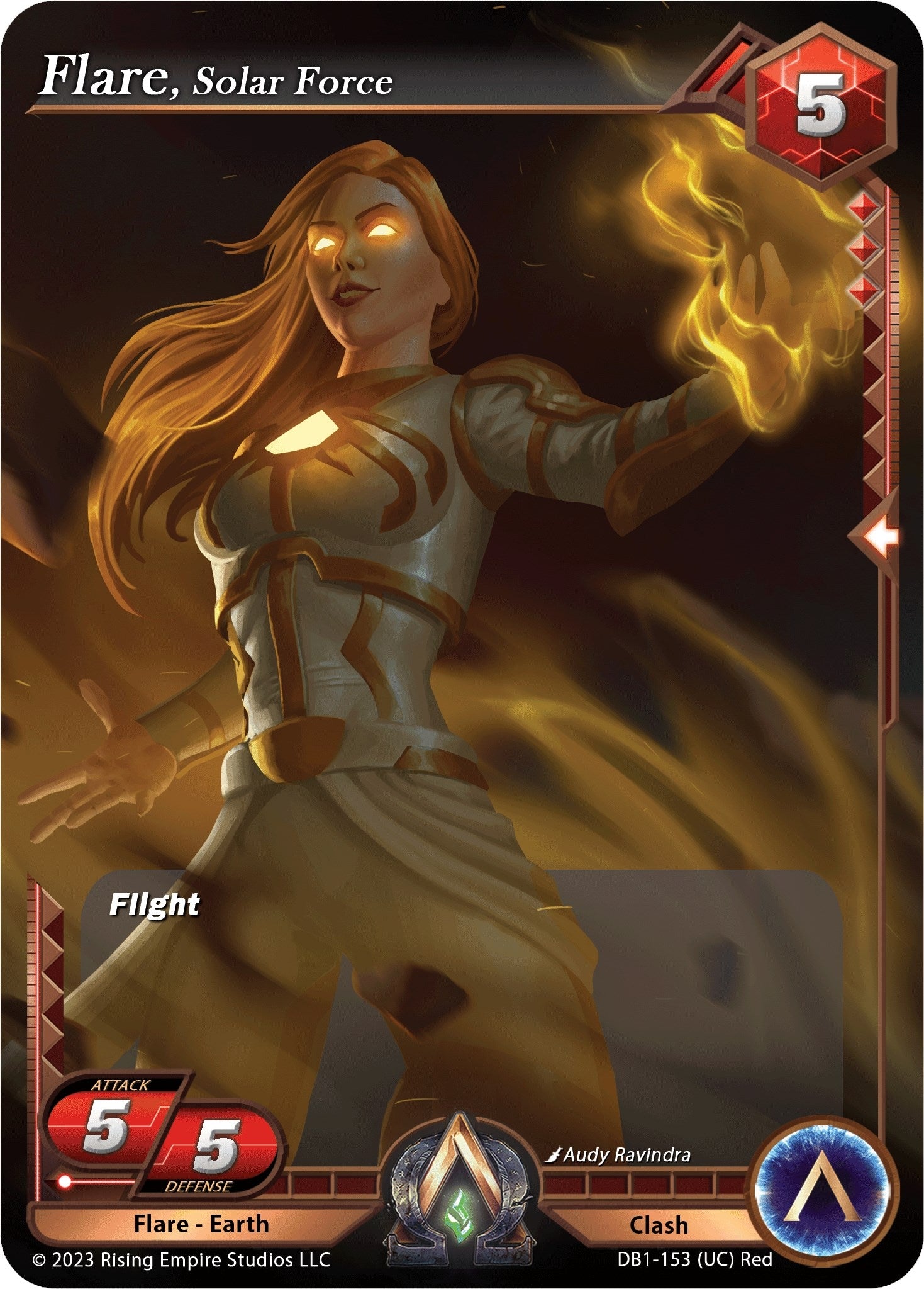 Image for Flare, Solar Force (Year of the Dragon) (DB1-153) - Alpha Clash