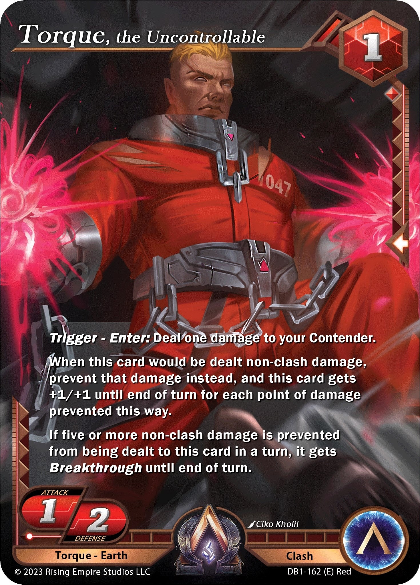 Image for Torque, the Uncontrollable (Year of the Dragon) (DB1-162) - Alpha Clash