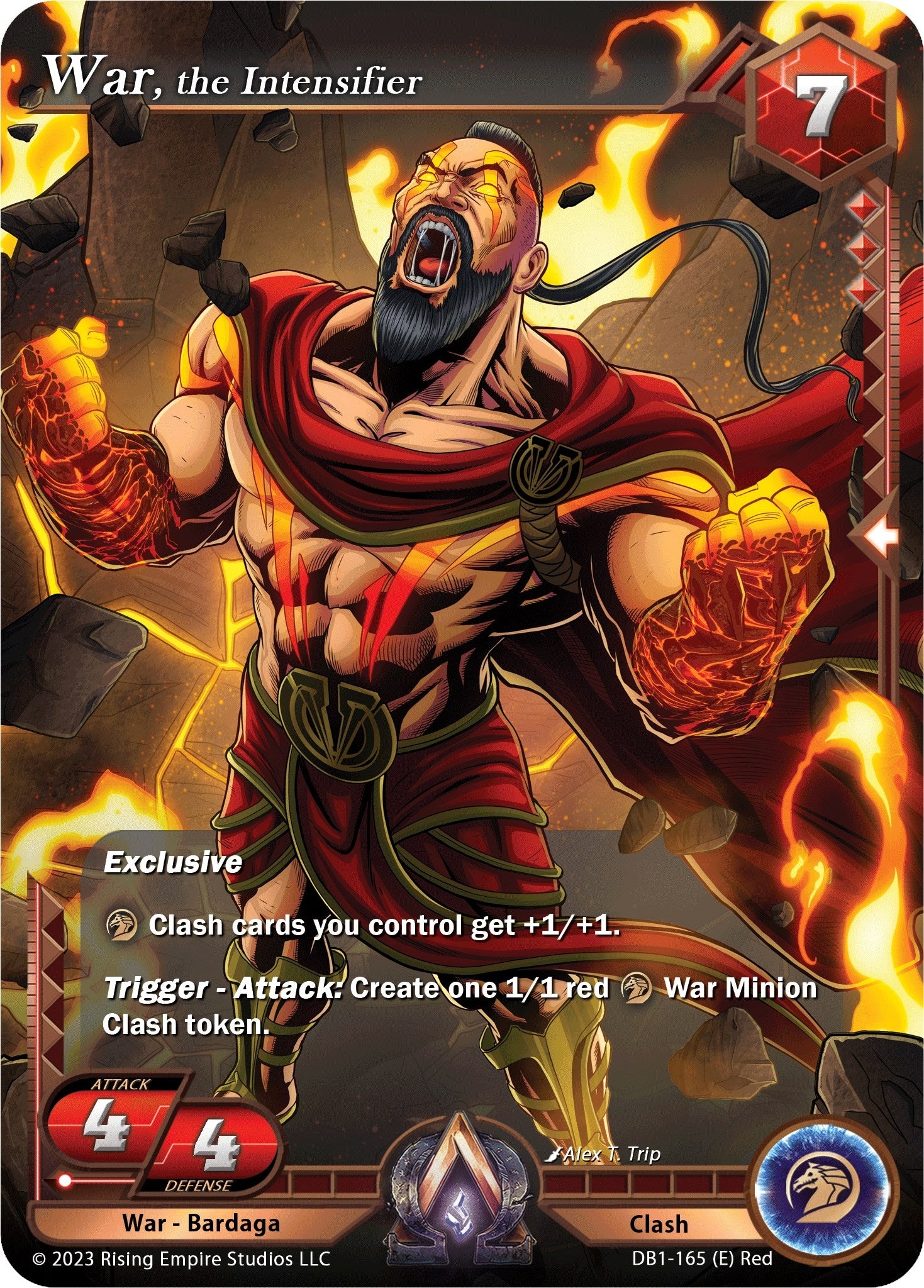 Image for War, the Intensifier (Year of the Dragon) (DB1-165) - Alpha Clash