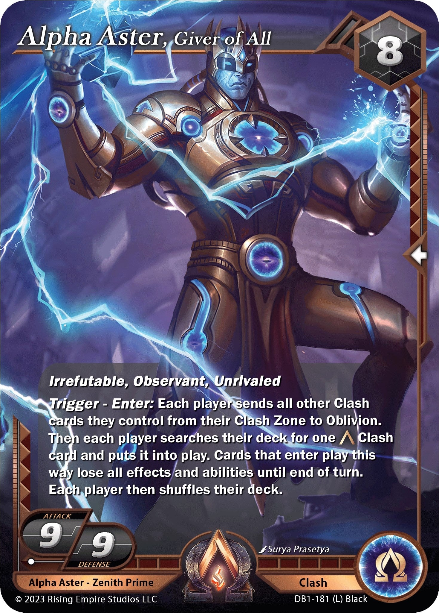 Image for Alpha Aster, Giver of All (Year of the Dragon) (DB1-181) - Alpha Clash