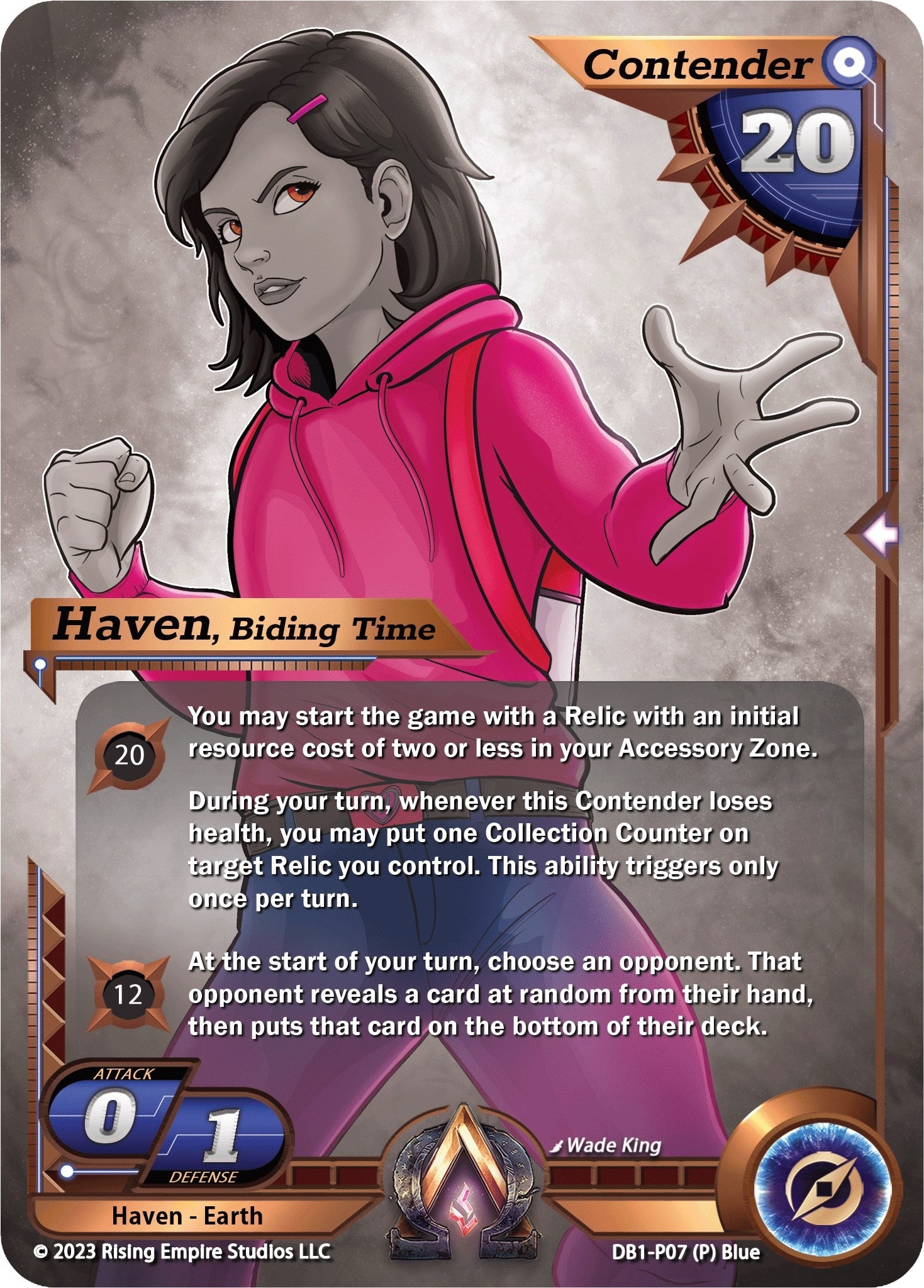 Image for Haven, Biding Time (Monochrome) (Year of the Dragon) (DB1-P08) - Alpha Clash