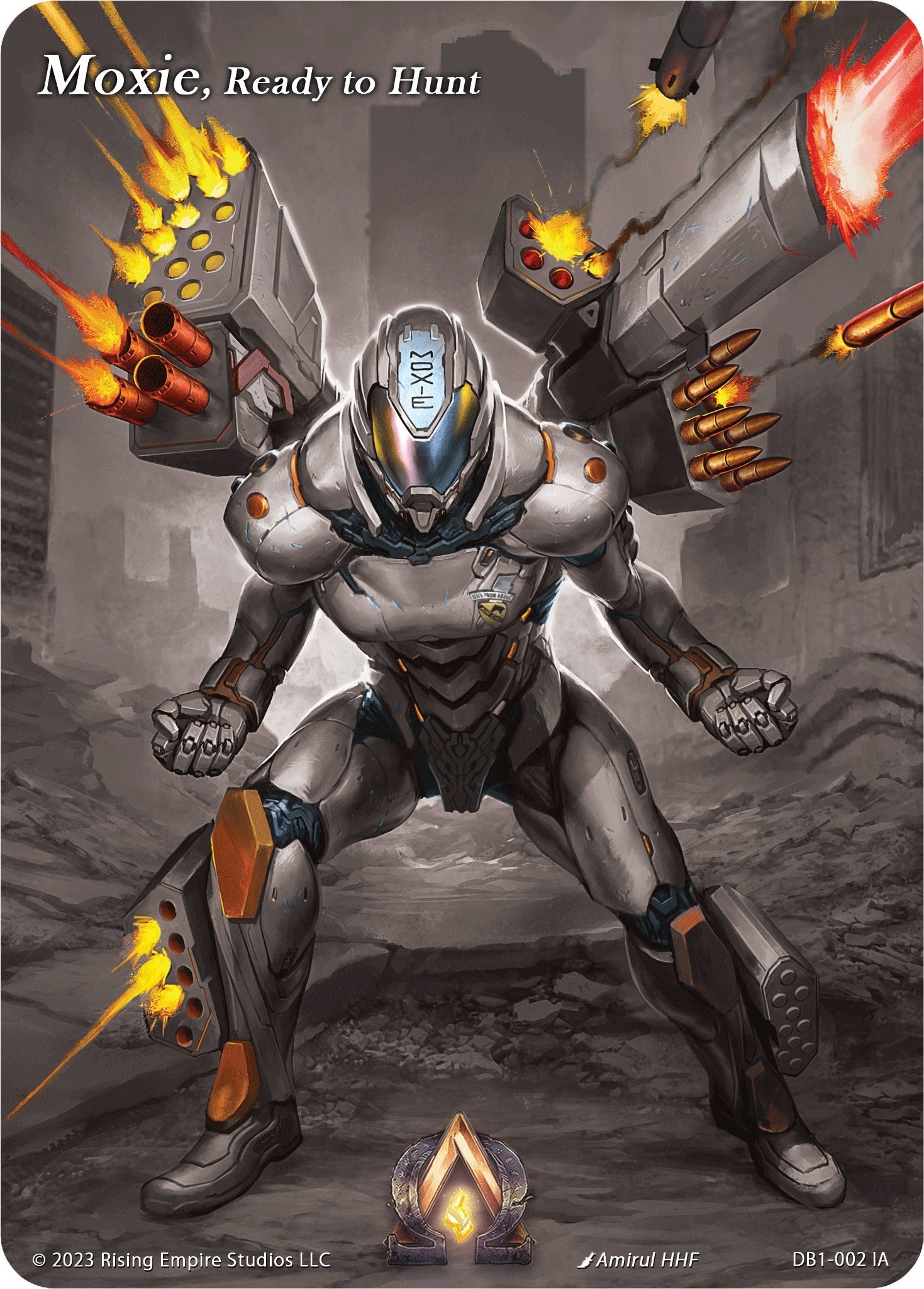 Image for Moxie, Ready to Hunt (Iconic Art) (Year of the Dragon) (DB1-002 IA) - Alpha Clash