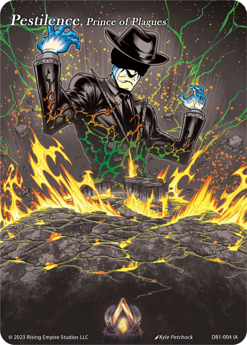 Image for Pestilence, Prince of Plagues (Iconic Art) (Year of the Dragon) (DB1-004 IA) - Alpha Clash