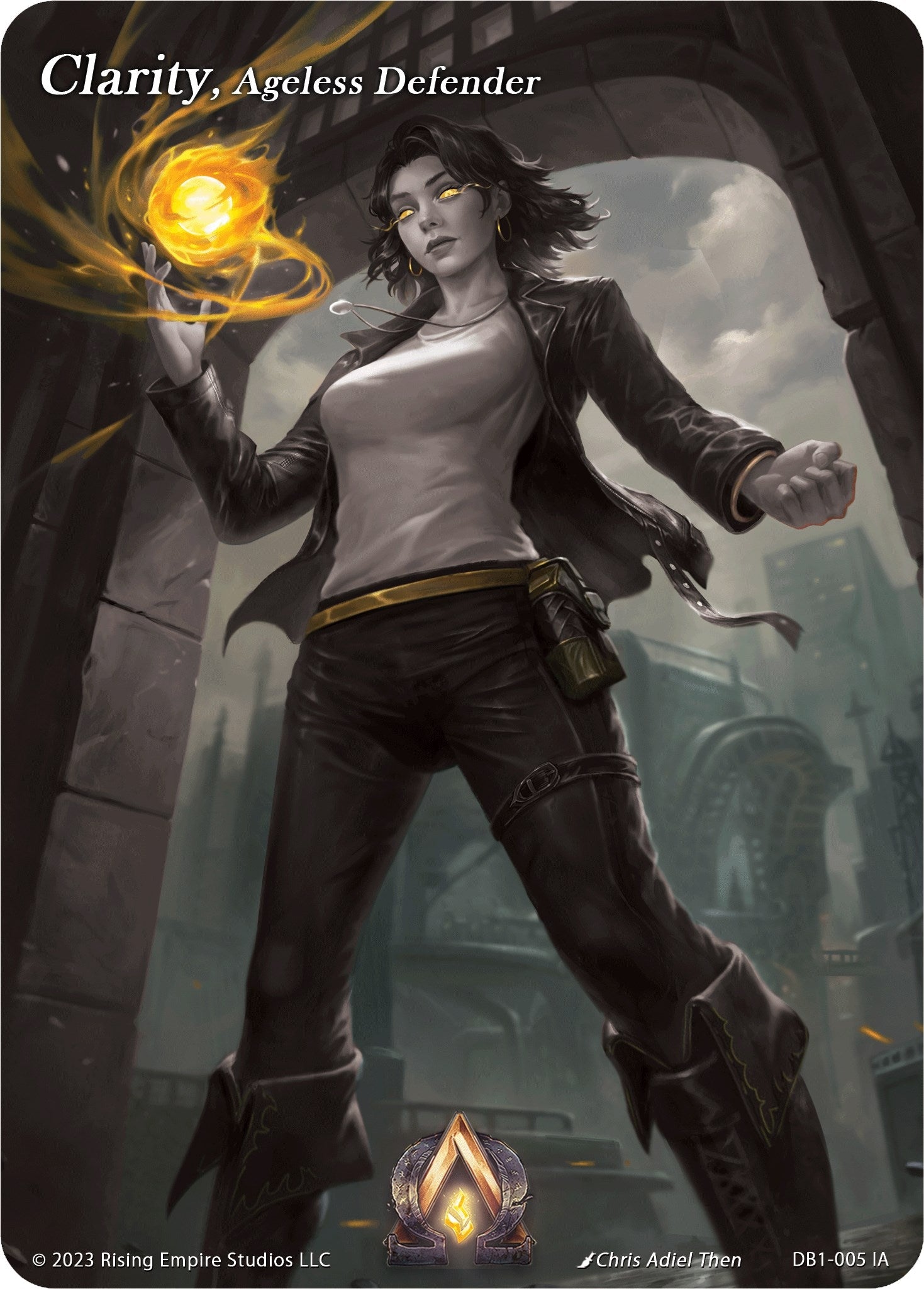 Image for Clarity, Ageless Defender (Iconic Art) (Year of the Dragon) (DB1-005 IA) - Alpha Clash