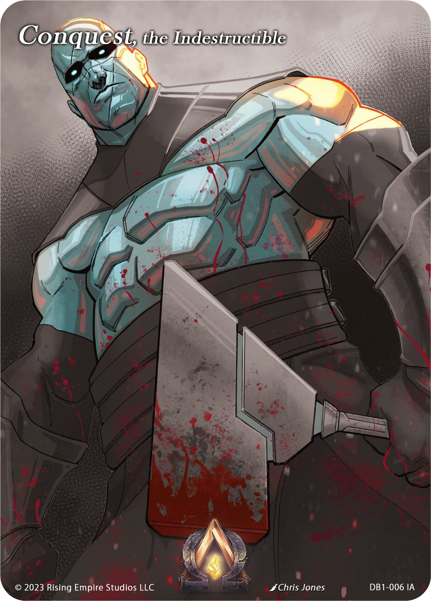 Image for Conquest, the Indestructible (Iconic Art) (Year of the Dragon) (DB1-006 IA) - Alpha Clash