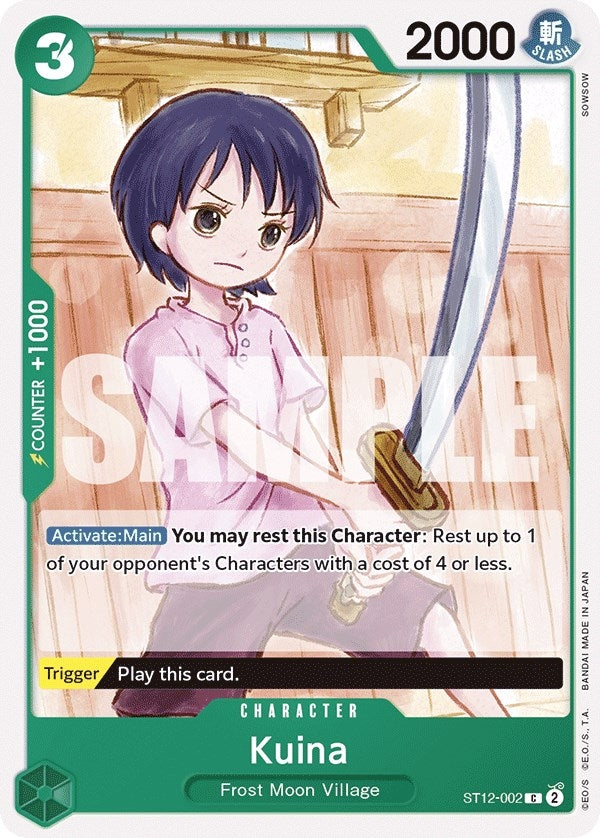 Image for Kuina (Starter Deck 12: Zoro and Sanji) (ST12-002) - One Piece Card Game