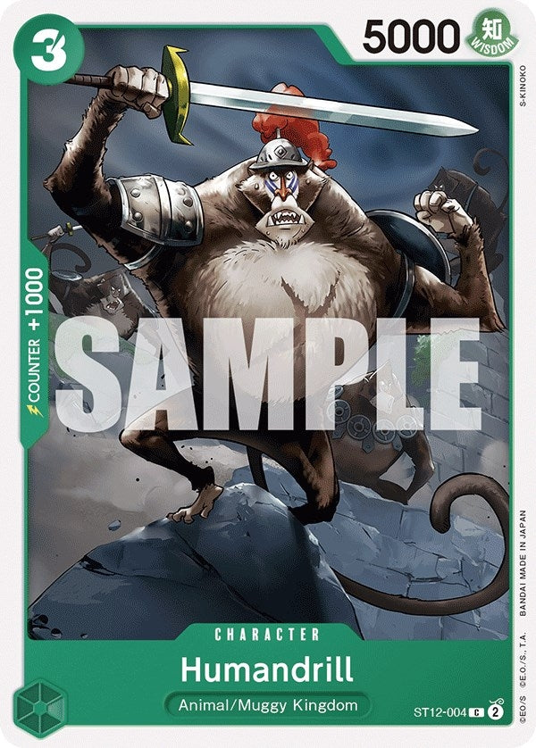 Image for Humandrill (Starter Deck 12: Zoro and Sanji) (ST12-004) - One Piece Card Game