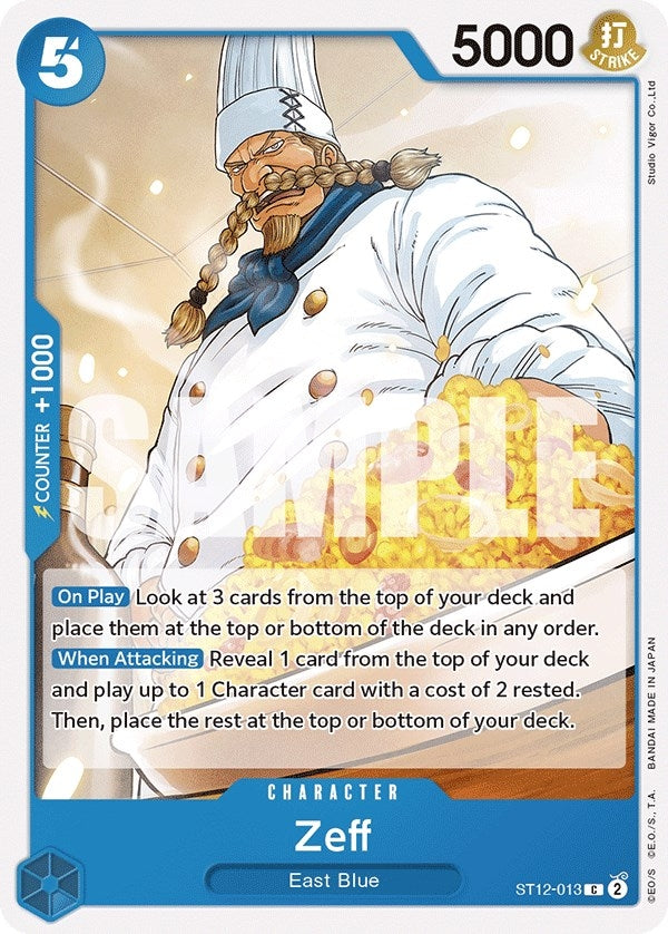 Image for Zeff (Starter Deck 12: Zoro and Sanji) (ST12-013) - One Piece Card Game