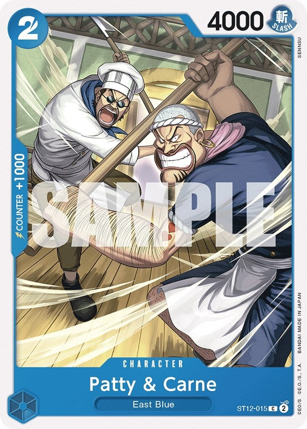 Image for Patty & Carne (Starter Deck 12: Zoro and Sanji) (ST12-015) - One Piece Card Game