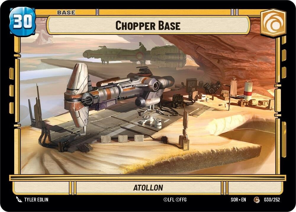 Image for Chopper Base // Experience (Spark of Rebellion) (30 // T01) - Star Wars: Unlimited