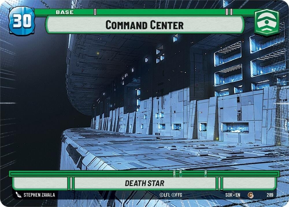 Image for Command Center // Experience (Hyperspace) (Spark of Rebellion) (289 // T03) - Star Wars: Unlimited