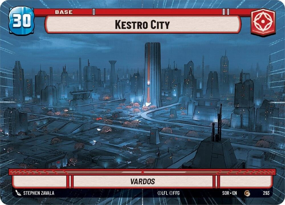 Image for Kestro City // Experience (Hyperspace) (Spark of Rebellion) (293 // T03) - Star Wars: Unlimited
