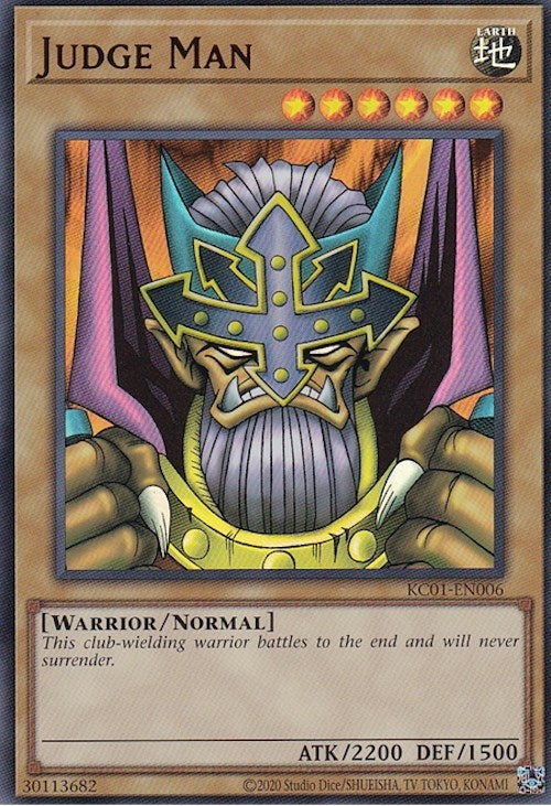 Image for Judge Man (25th Anniversary Ultimate Kaiba Set) (KC01-EN006) - YuGiOh