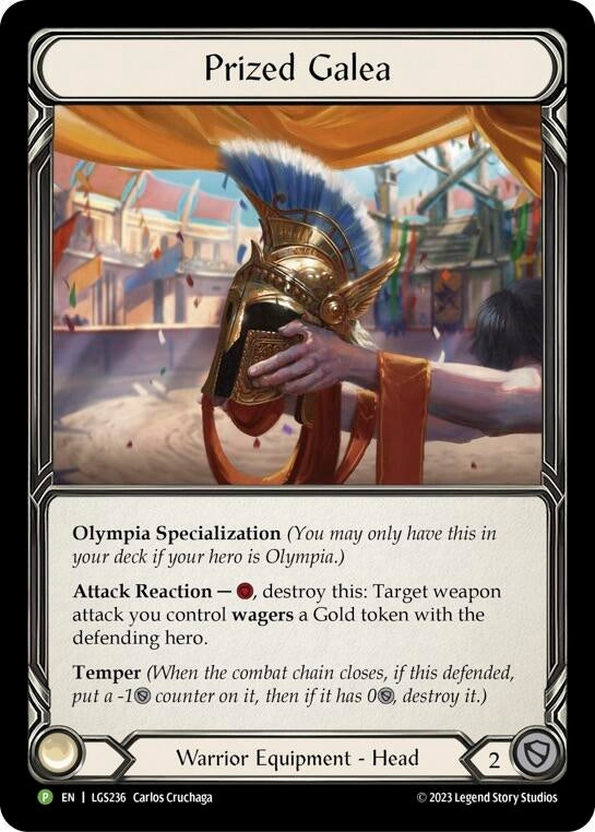 Image for Prized Galea - LGS236 (Flesh and Blood: Promo Cards) (LGS236) - Flesh and Blood TCG