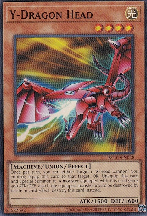 Image for Y-Dragon Head (25th Anniversary Ultimate Kaiba Set) (KC01-EN028) - YuGiOh