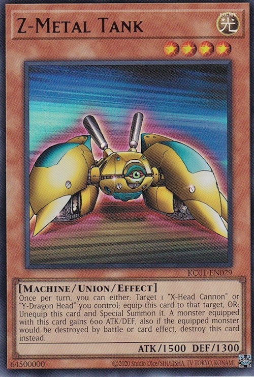 Image for Z-Metal Tank (25th Anniversary Ultimate Kaiba Set) (KC01-EN029) - YuGiOh