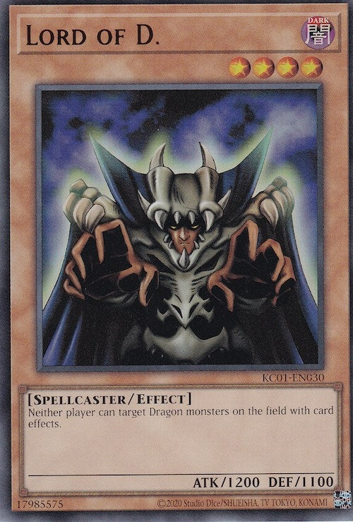 Image for Lord of D. (25th Anniversary Ultimate Kaiba Set) (KC01-EN030) - YuGiOh