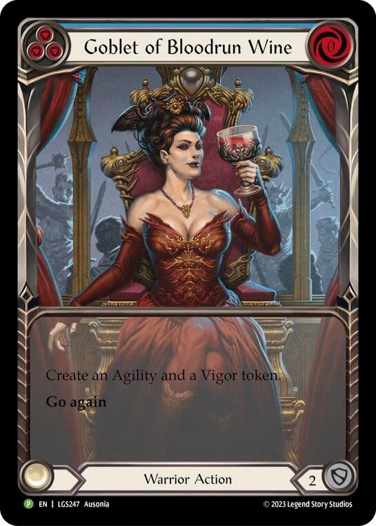 Image for Goblet of Bloodrun Wine - LGS247 (Flesh and Blood: Promo Cards) (LGS247) - Flesh and Blood TCG