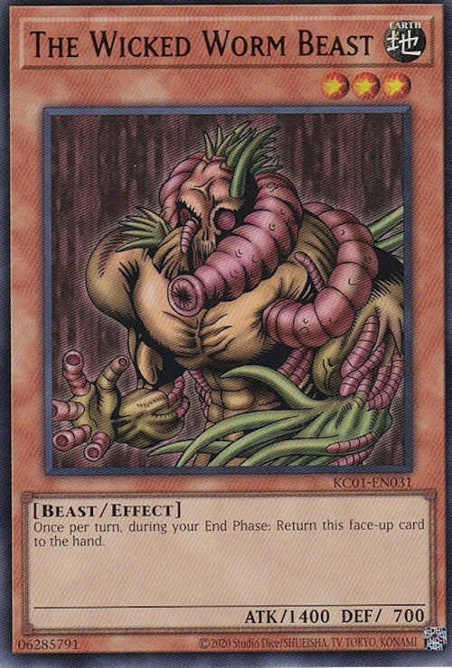 Image for The Wicked Worm Beast (25th Anniversary Ultimate Kaiba Set) (KC01-EN031) - YuGiOh