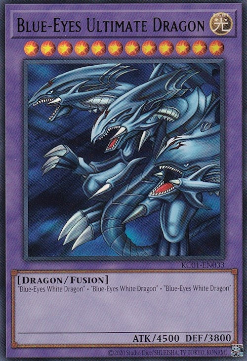 Image for Blue-Eyes Ultimate Dragon (25th Anniversary Ultimate Kaiba Set) (KC01-EN033) - YuGiOh