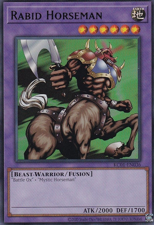 Image for Rabid Horseman (25th Anniversary Ultimate Kaiba Set) (KC01-EN036) - YuGiOh