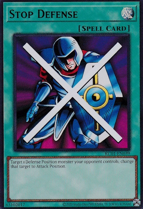 Image for Stop Defense (25th Anniversary Ultimate Kaiba Set) (KC01-EN039) - YuGiOh