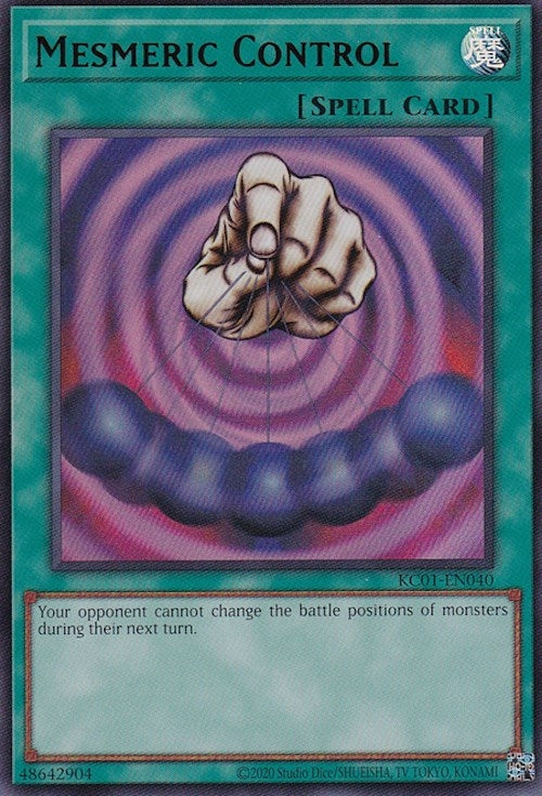 Image for Mesmeric Control (25th Anniversary Ultimate Kaiba Set) (KC01-EN040) - YuGiOh