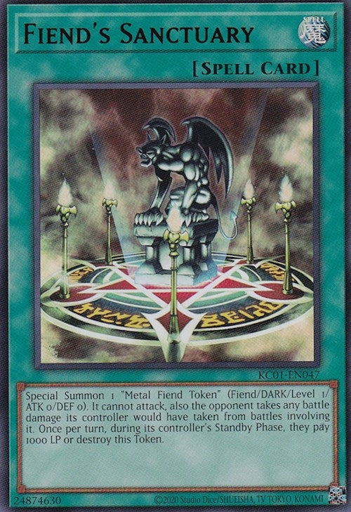 Image for Fiend's Sanctuary (Japanese Artwork) (25th Anniversary Ultimate Kaiba Set) (KC01-EN047) - YuGiOh