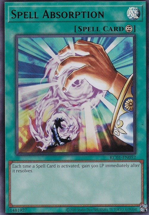 Image for Spell Absorption (25th Anniversary Ultimate Kaiba Set) (KC01-EN052) - YuGiOh