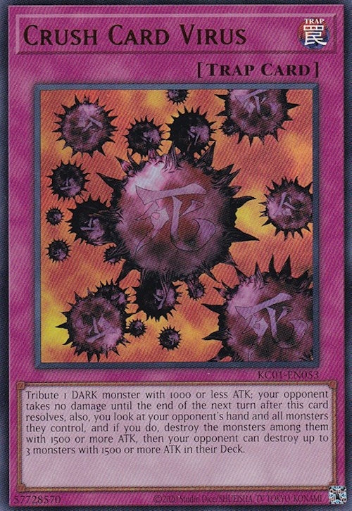 Image for Crush Card Virus (25th Anniversary Ultimate Kaiba Set) (KC01-EN053) - YuGiOh