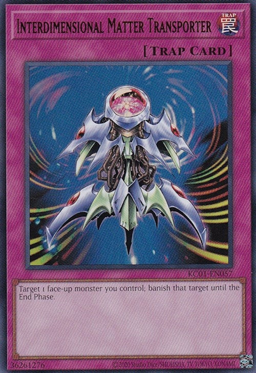 Image for Interdimensional Matter Transporter (25th Anniversary Ultimate Kaiba Set) (KC01-EN057) - YuGiOh