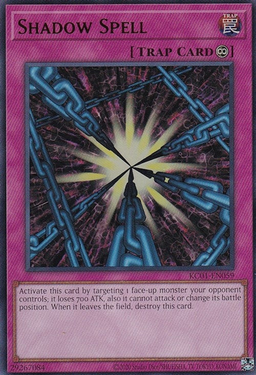 Image for Shadow Spell (25th Anniversary Ultimate Kaiba Set) (KC01-EN059) - YuGiOh