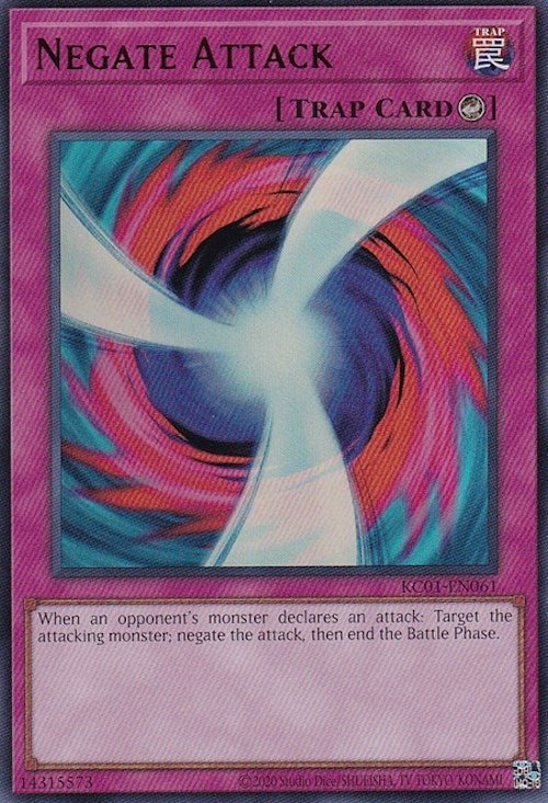 Image for Negate Attack (25th Anniversary Ultimate Kaiba Set) (KC01-EN061) - YuGiOh