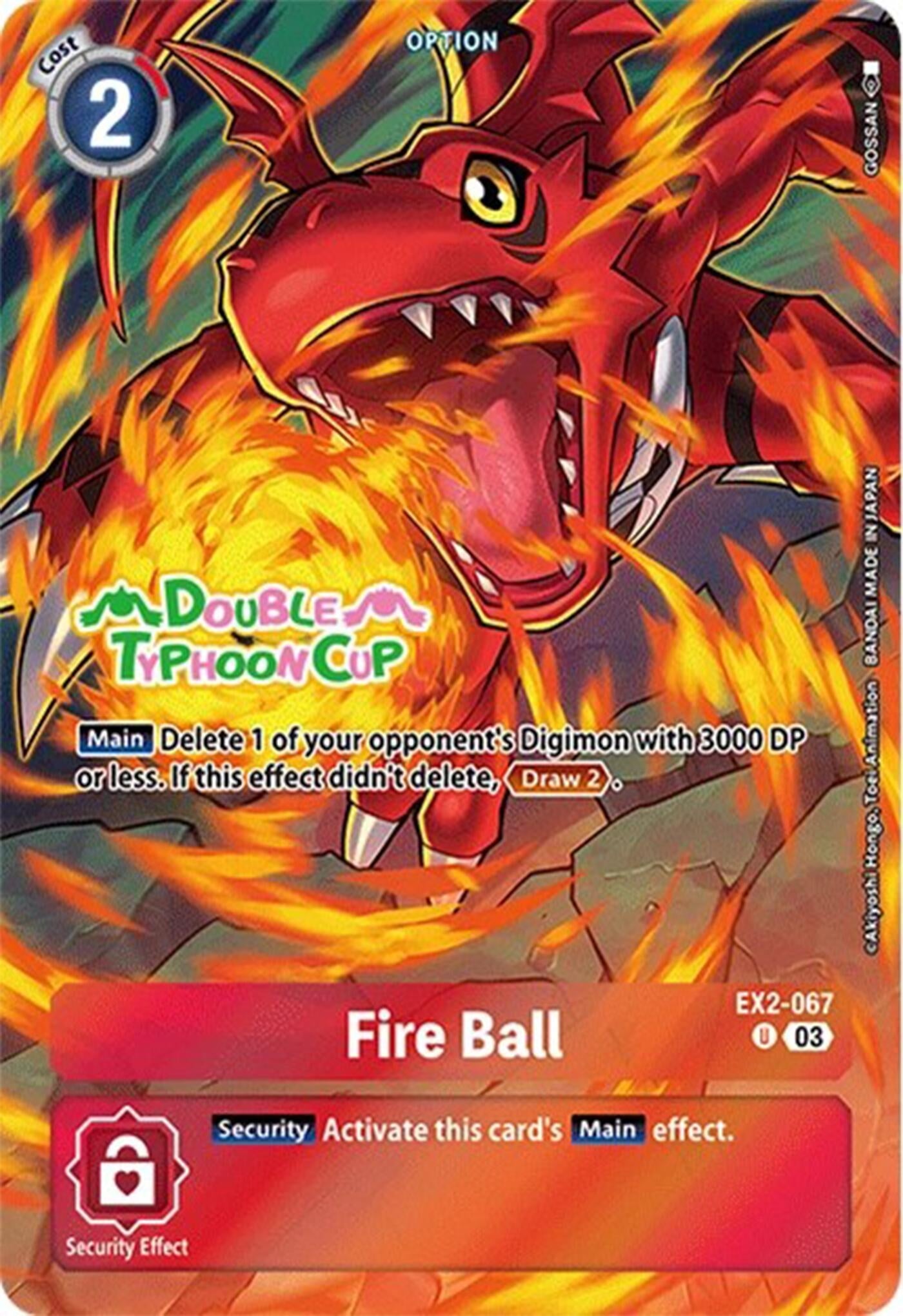 Image for Fire Ball (Bonus Pack) - Digimon Card Game