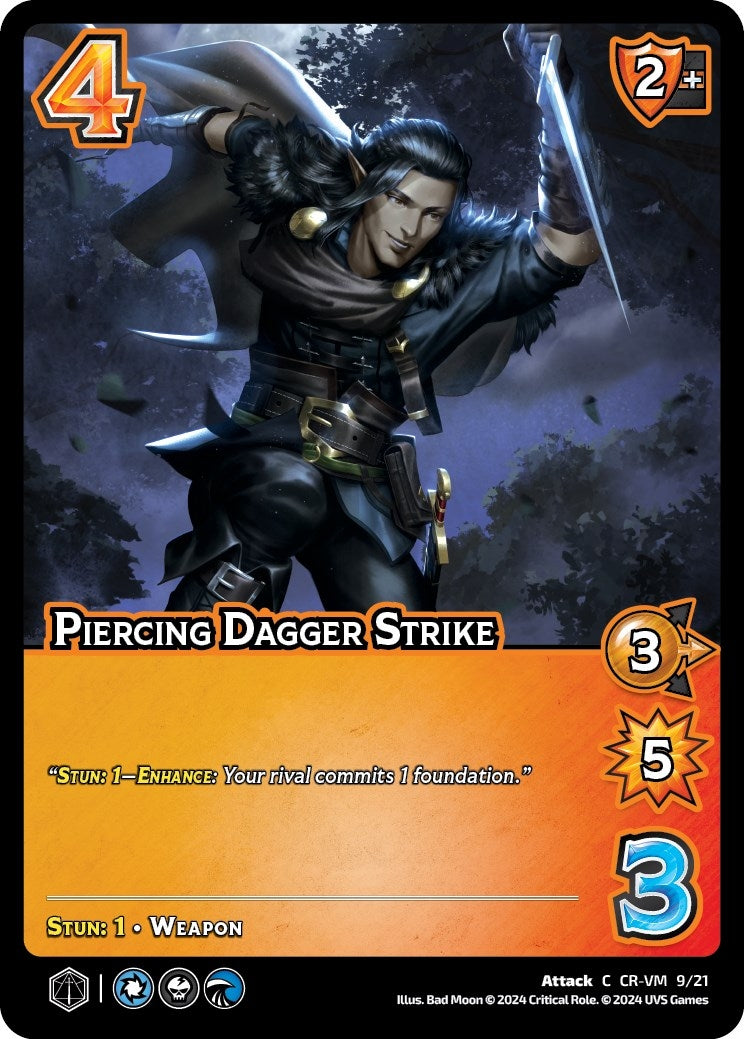 Image for Piercing Dagger Strike (Challenger Series: Vox Machina and Mighty Nein) (CR-VM 9/21) - UniVersus