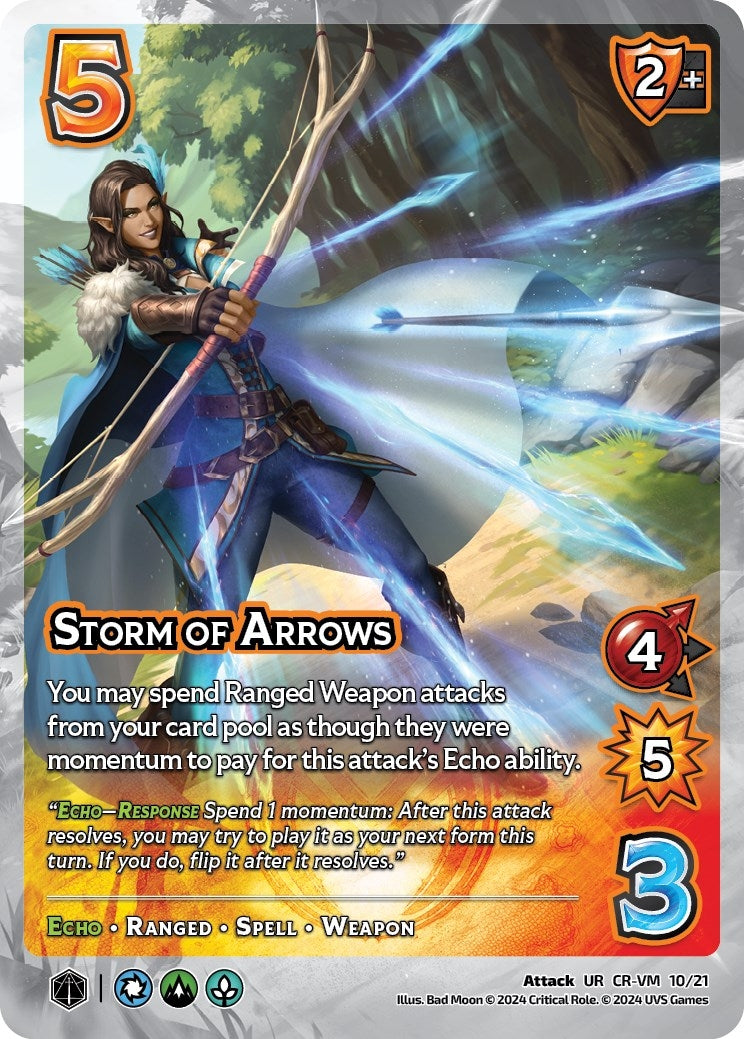 Image for Storm of Arrows (Challenger Series: Vox Machina and Mighty Nein) (CR-VM 10/21) - UniVersus