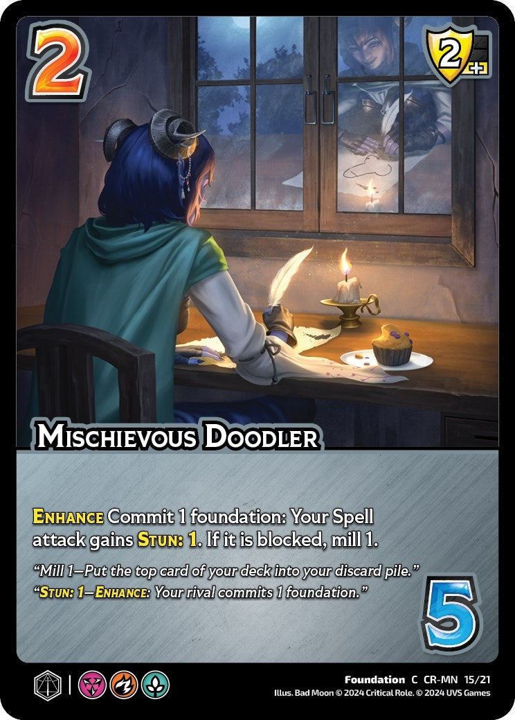 Image for Mischievous Doodler (Challenger Series: Vox Machina and Mighty Nein) (CR-MN 15/21) - UniVersus