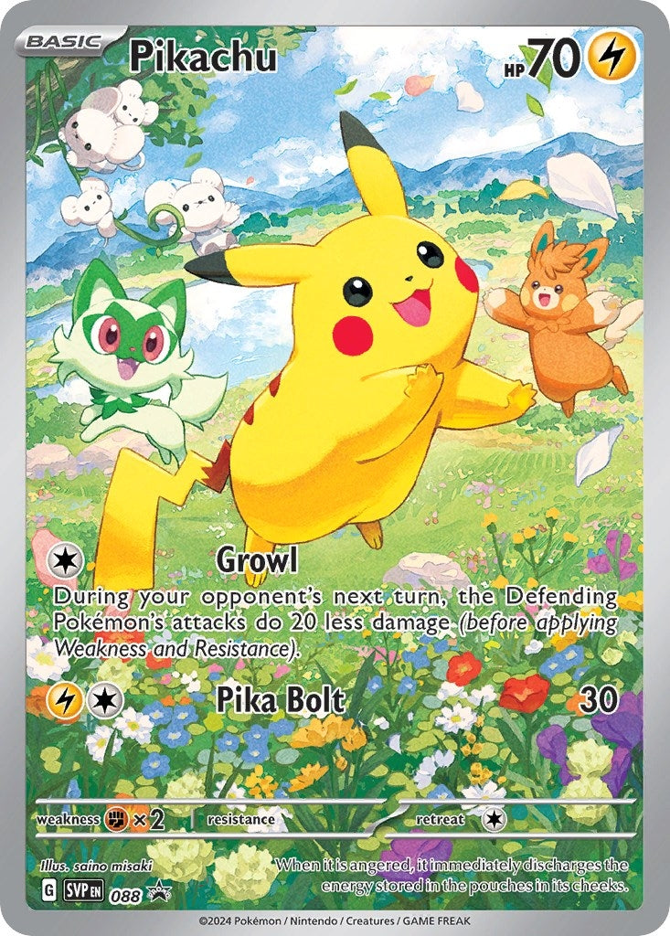 Image for Pikachu - 088 (SV: Scarlet & Violet Promo Cards) (088) - Pokemon