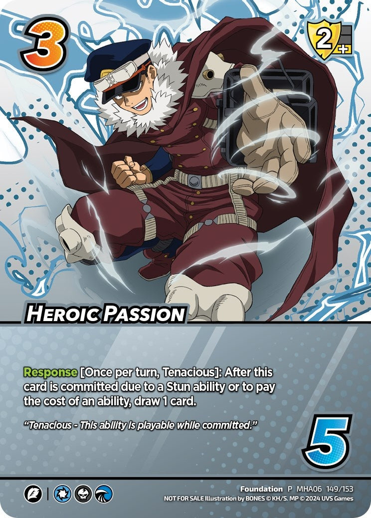 Image for Heroic Passion (February LGS Promo) (UniVersus: My Hero Academia Promo Cards) (149/153) - UniVersus