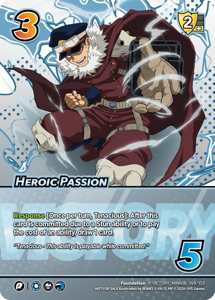 Image for Heroic Passion (February LGS Victory Promo) (UniVersus: My Hero Academia Promo Cards) (149/153) - UniVersus