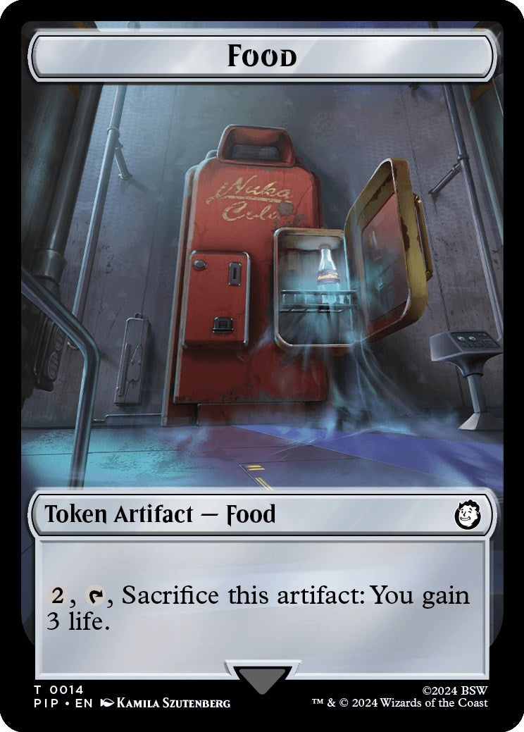 Image for Food (0014) // Soldier (0010) Double-Sided Token (Universes Beyond: Fallout) (14 // 10) - Magic: The Gathering