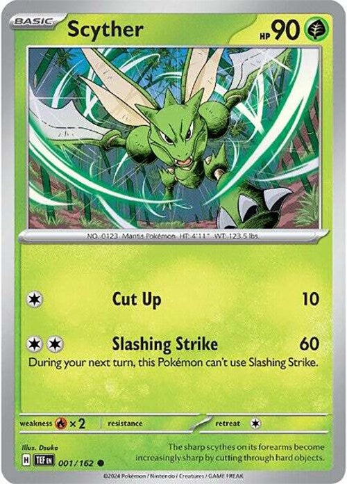 Image for Scyther (SV05: Temporal Forces) (001/162) - Pokemon