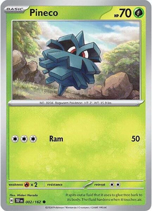 Image for Pineco (SV05: Temporal Forces) (002/162) - Pokemon