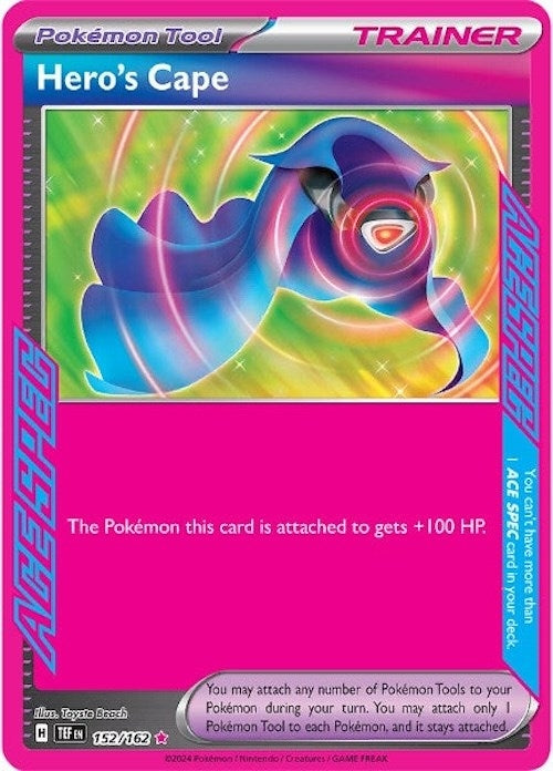 Image for Hero's Cape (SV05: Temporal Forces) (152/162) - Pokemon