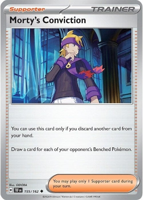 Image for Morty's Conviction (SV05: Temporal Forces) (155/162) - Pokemon